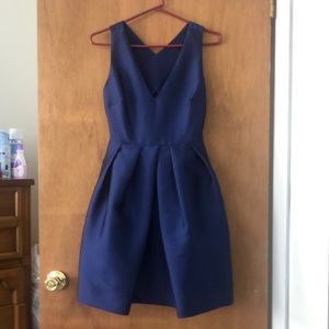 Erin Fetherson navy dress,full skirt and pockets!!